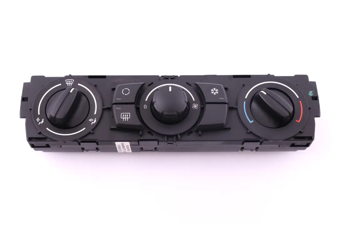 Conditioning Control Panel to BMW E81 E87 E88 E90 E91 E92 E93 LCI Air with Part number 64119190922 BMW E81 E87 E88 E90 E91 E92 E93 LCI Air Conditioning Control Panel - SKU 9190922 - Part number 64119190922