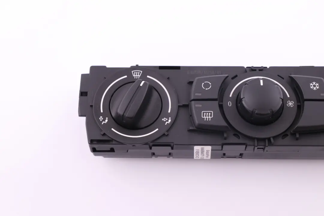 BMW 1 3 Series E81 E87 E88 E90 E91 E92 E93 LCI Air Conditioning Control - SKU 9190922 - Part number 64119190922