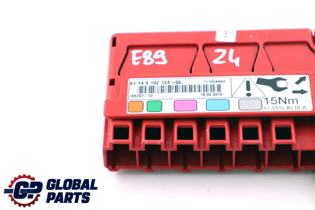 BMW Z4 E89 Power Distribution Box Control Unit Module With Fuse - SKU 9192124 - Part number 9192124