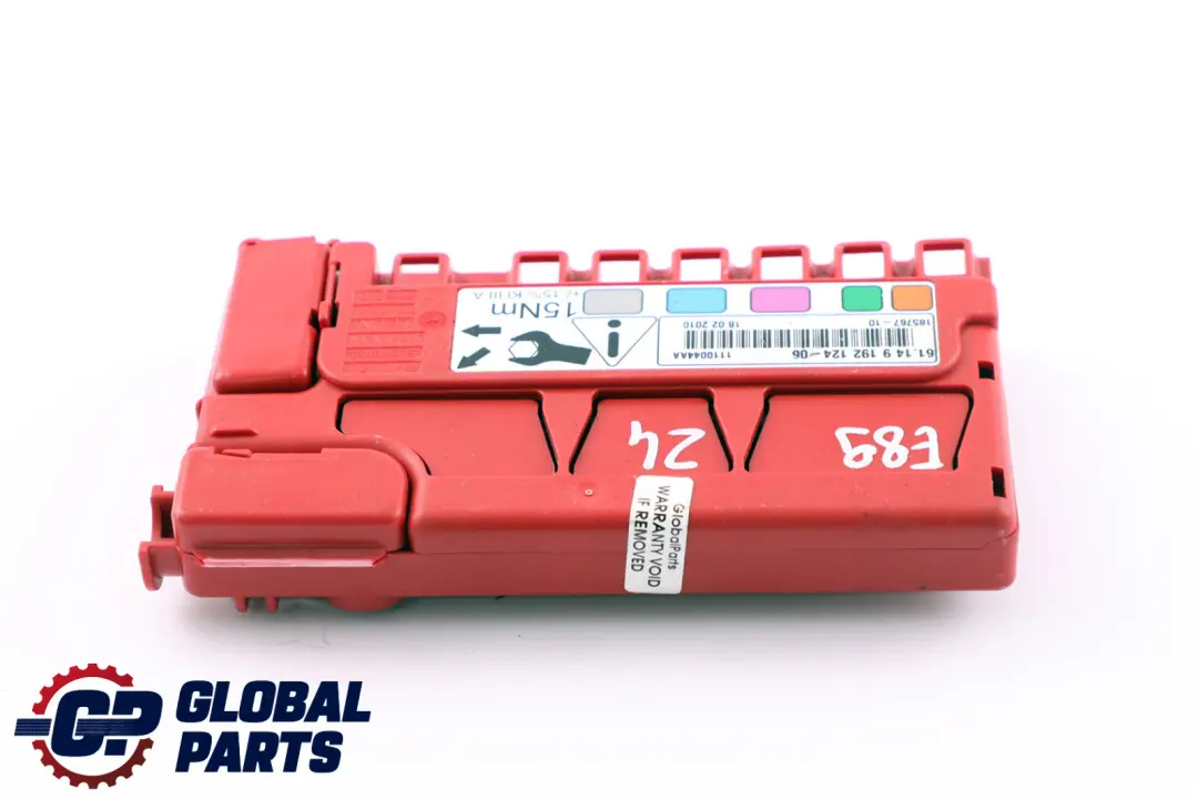Caja de distribución de energía Módulo de unidad control con fusible para BMW Z4 E89 con número de pieza 9192124 BMW Z4 E89 Caja de distribución de energía Módulo de unidad control con fusible - SKU 9192124 - Número de pieza 9192124