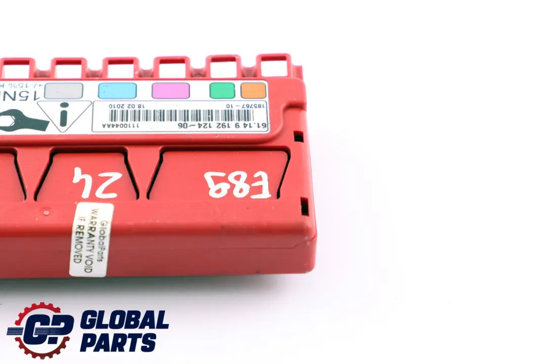 BMW Z4 E89 Power Distribution Box Control Unit Module With Fuse - SKU 9192124 - Part number 9192124