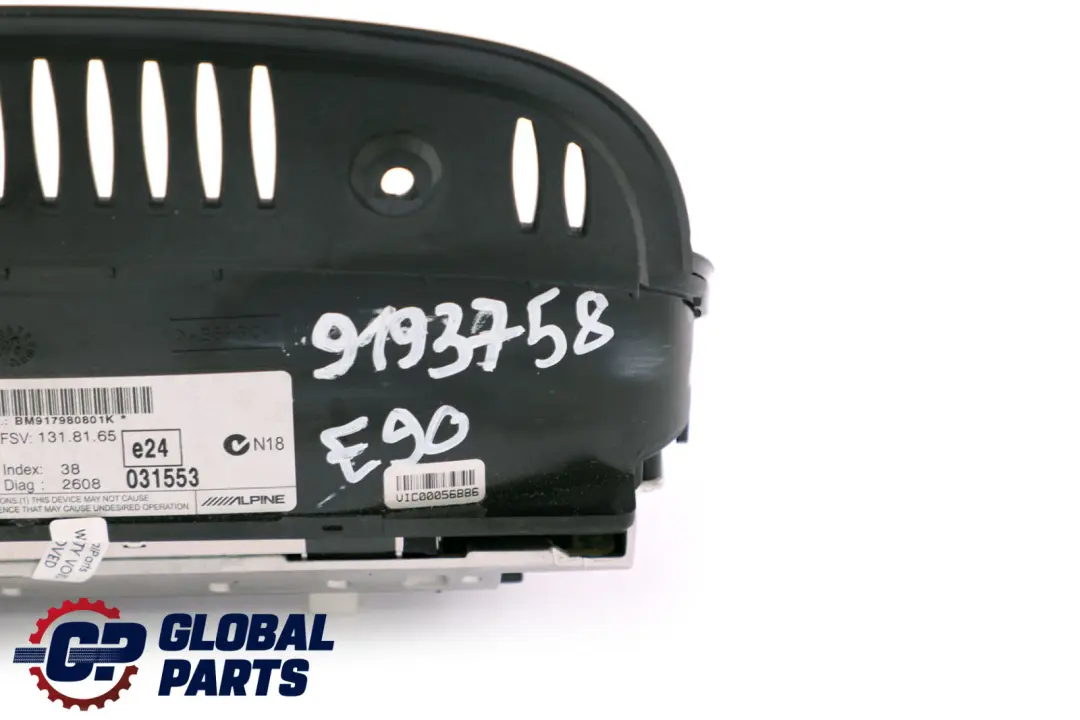  Monitor De Tablero BMW E60 E63 E90 E91 LCI Pantalla De Tablero 6,5" - SKU 9193758 - Número de pieza 6938109