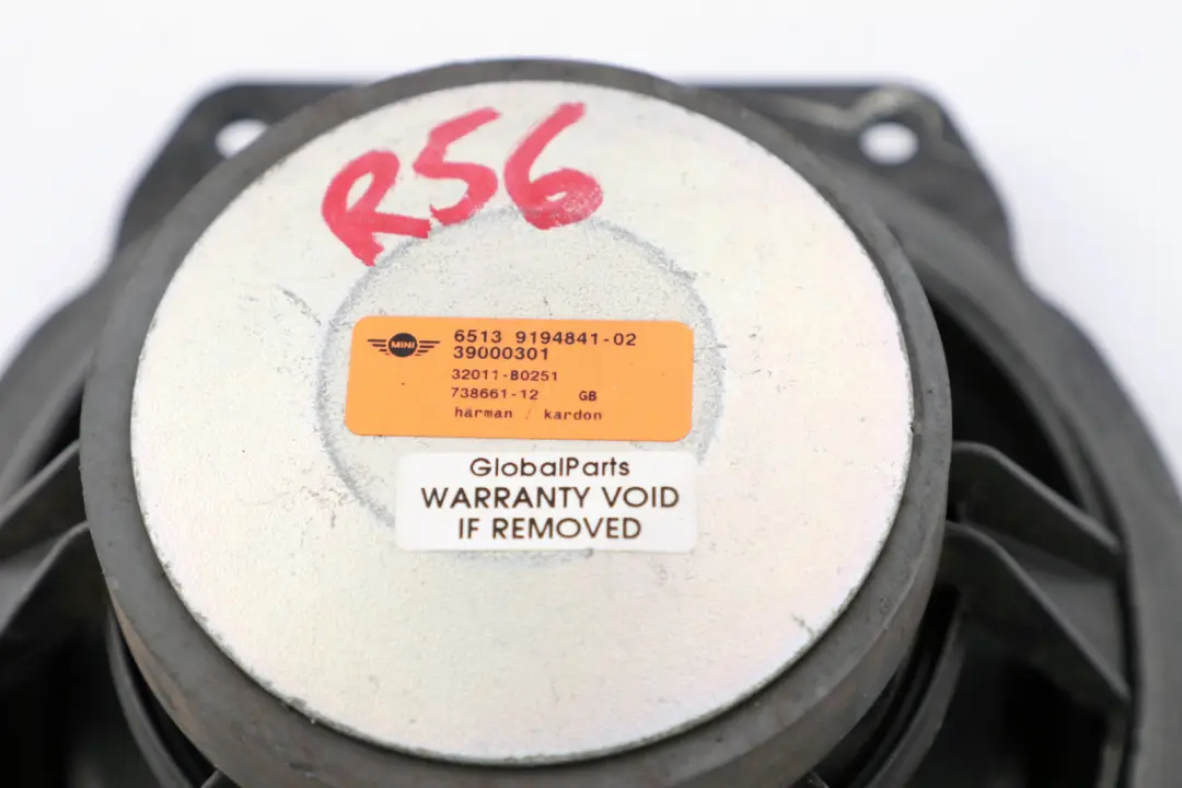 Mid-range Speaker Woofer HiFi to Mini Cooper R55 R56 R57 LCI with Part number 9194841 Mini Cooper R55 R56 R57 LCI Mid-range Speaker Woofer HiFi - SKU 9194841 - Part number 9194841