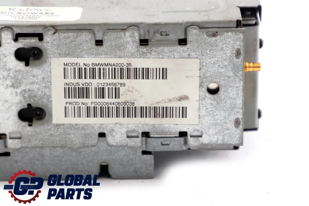 BMW 7 Series E65 E66 DVD Navigation System Computer Unit EXCH 9122860 - SKU 9195223 - Part number 9195223