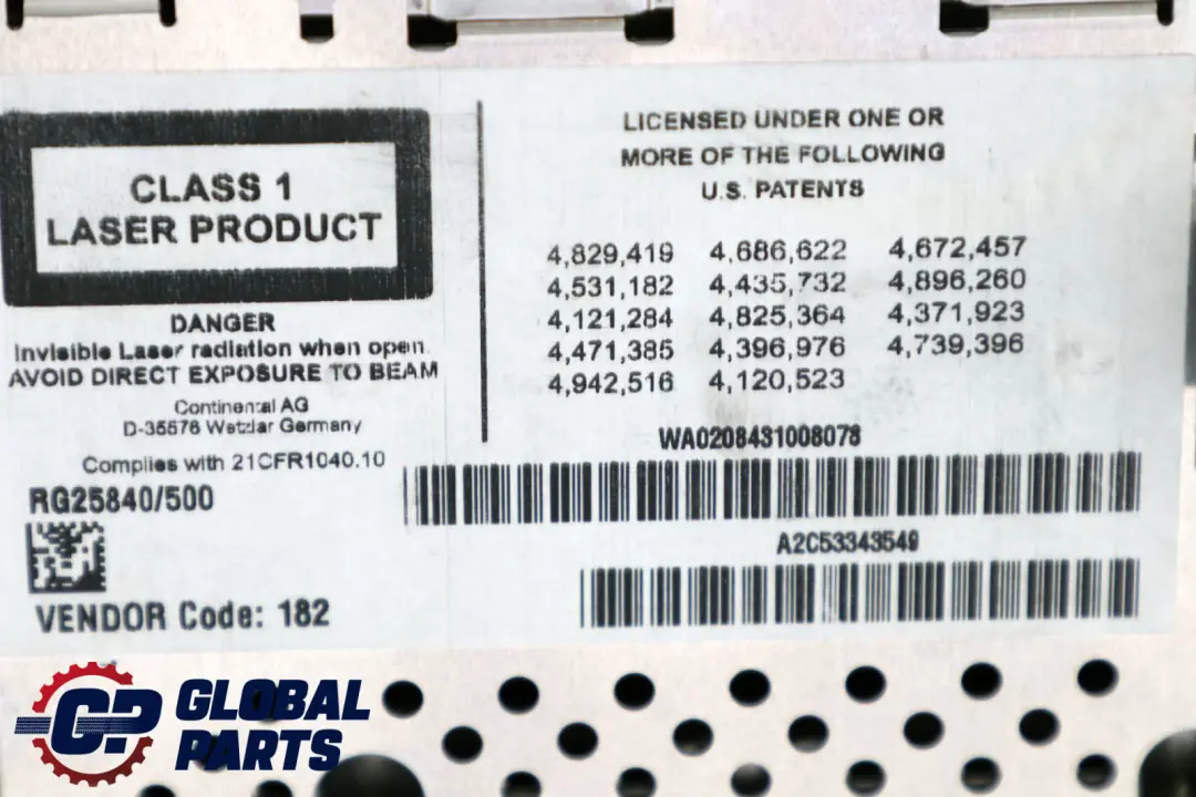 CCC Navigation Navi Sat Nav Haupteinheit für BMW Mini Cooper R55 R56 R57 mit Teilenummer 9216495 BMW Mini Cooper R55 R56 R57 CCC Navigation Navi Sat Nav Haupteinheit - SKU 9195956 - Teilenummer 9216495