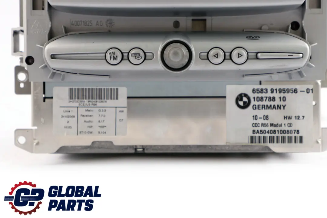 Ccc GPS Navi Sat Nav Haupteinheit pour Mini Cooper R55 R56 R57 à propos du numéro de pièce 9216495 Mini Cooper R55 R56 R57 Ccc GPS Navi Sat Nav Haupteinheit - SKU 9195956 - Numéro de pièce 9216495