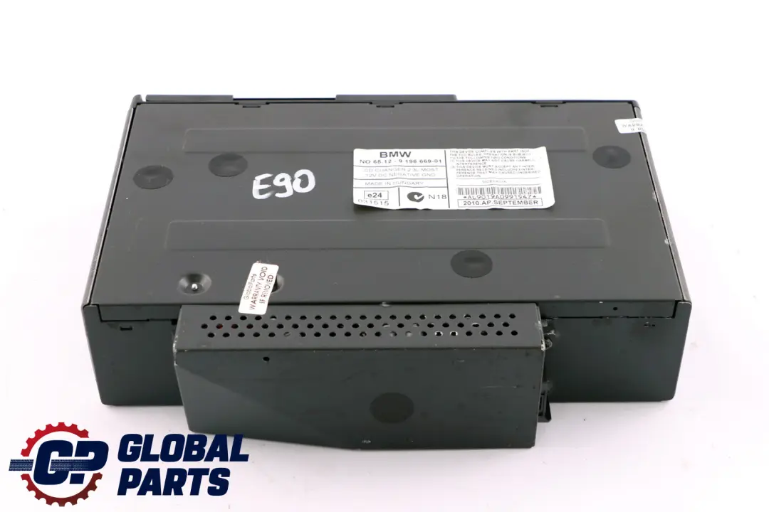 CD Changer 6 Disc BMW E81 E87 E90 E91 E92 Without Magazine - SKU 9196669 - Part number 9196669