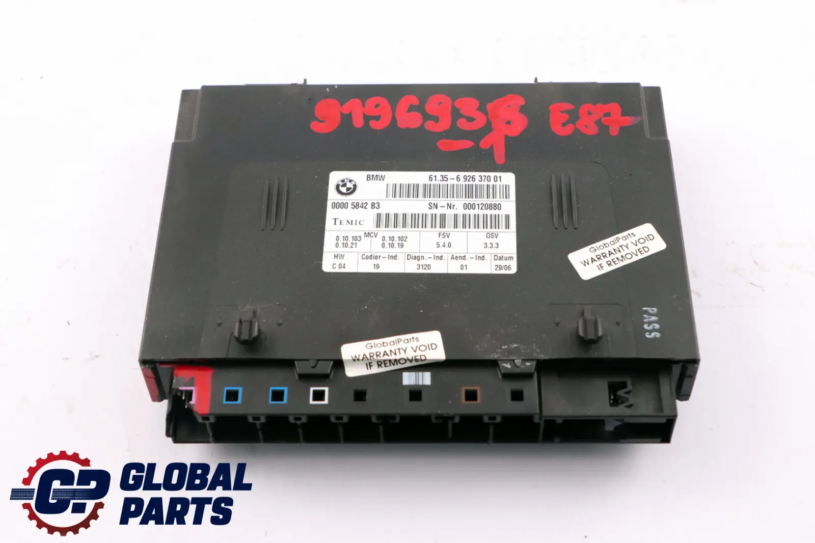 BMW 1 3 Series E87 E90 E91 E92 Seat Control Unit Module ECU 6926370
