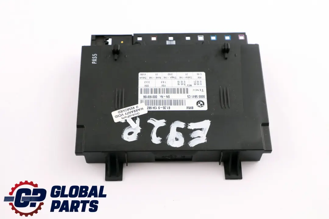 BMW E87 E90 E91 E92 Module de commande du siège ECU 6926371 - SKU 9196936 - Numéro de pièce 9196936
