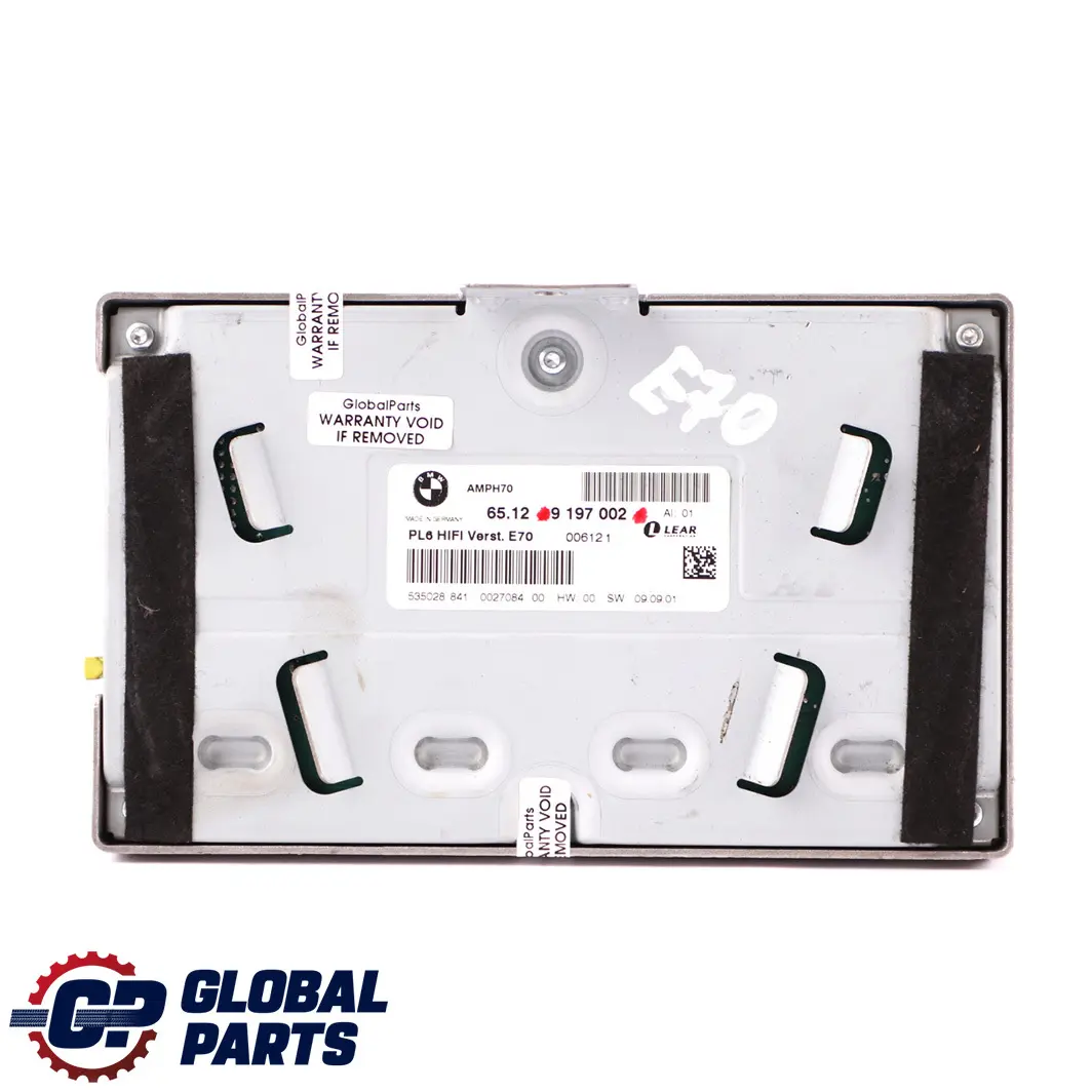 BMW X5 Z4 E70 E89 HiFi Stereo Audio Sound System Amplificatore - SKU 9197002 - Numero di parte 9197002