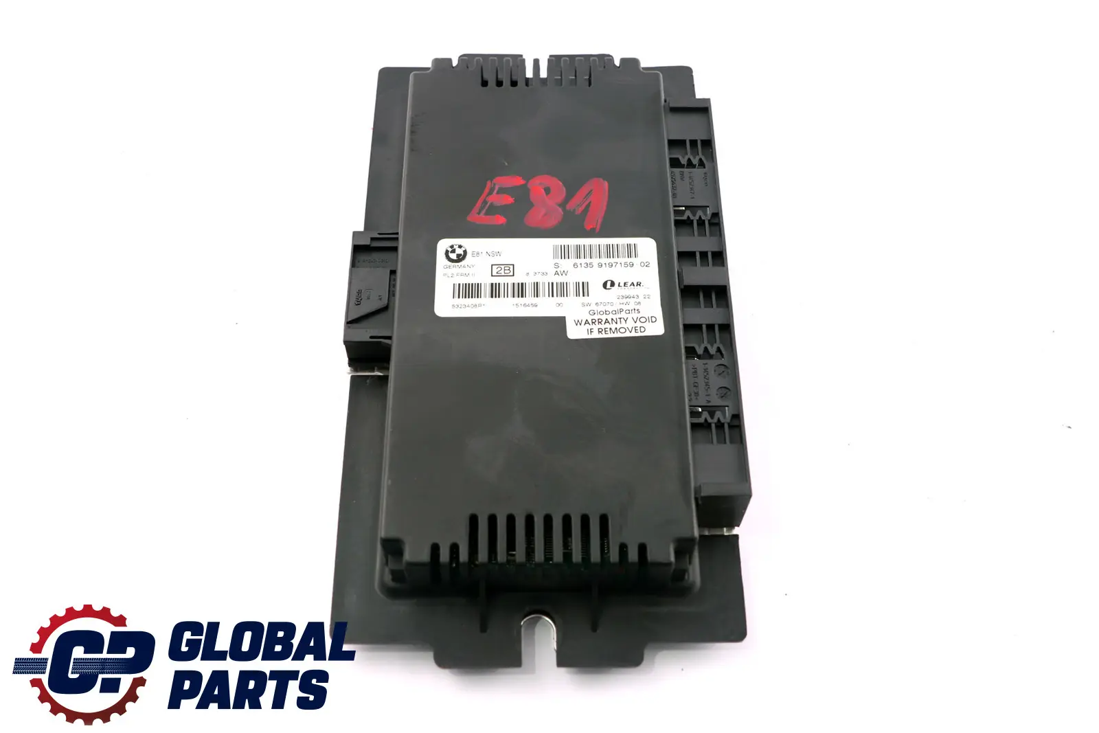 BMW E81 NSW ECU Fussraum Lichtkontrollmodul Steuergerät PL2 FRM II 9197159