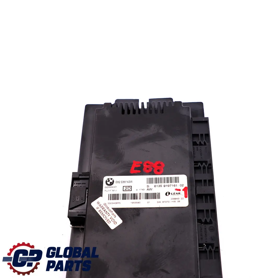 BMW E88 ECU Footwell Light Module Control Unit PL2 FRM II Lear - SKU 9197161-1 - Part number 9197161