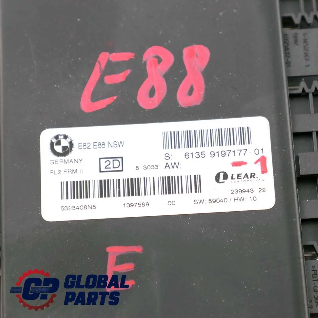 BMW 1 Series E88 Cabrio Footwell Light Module Control Unit ECU NSW - SKU 9197177-1 - Part number 9197177
