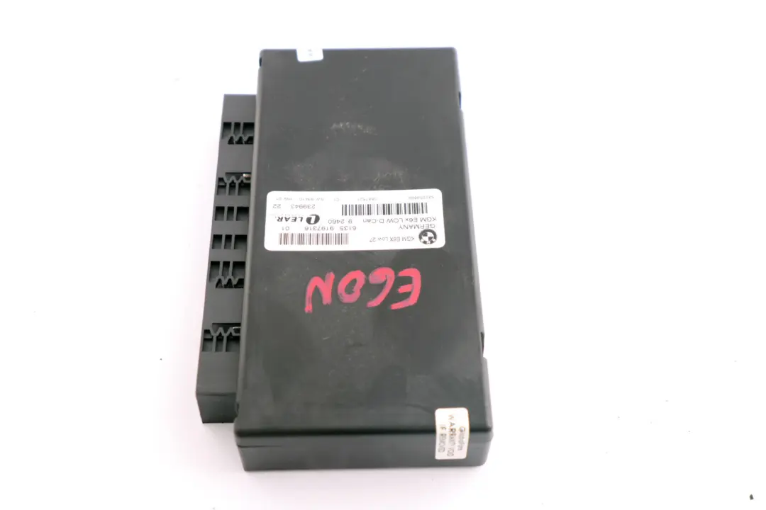 BMW E60 E61 LCI E63 E64 Corpo Modulo Gateway Unita di Controllo ECU - SKU 9197316 - Numero di parte 9197316