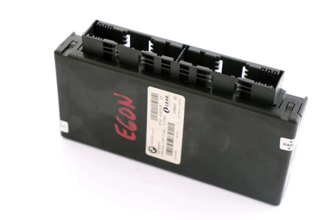 BMW E60 E61 LCI E63 E64 Corpo Modulo Gateway Unita di Controllo ECU - SKU 9197316 - Numero di parte 9197316
