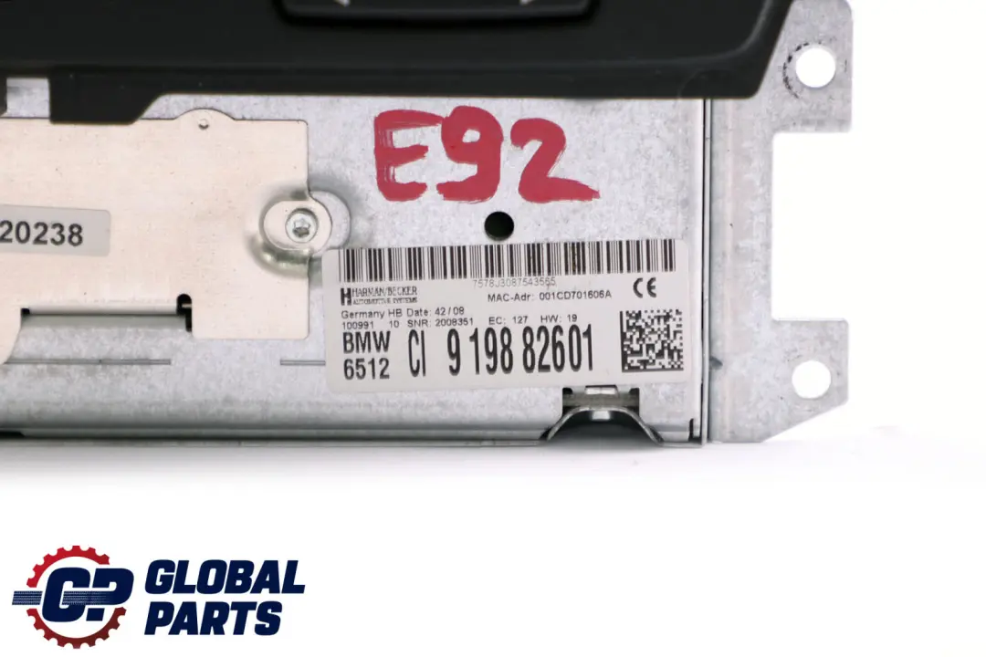 BMW E81 E87 E90 LCI Sistema de Navegación Profesional Ordenador de Coche CIC - SKU 9198826 - Número de pieza 9283428