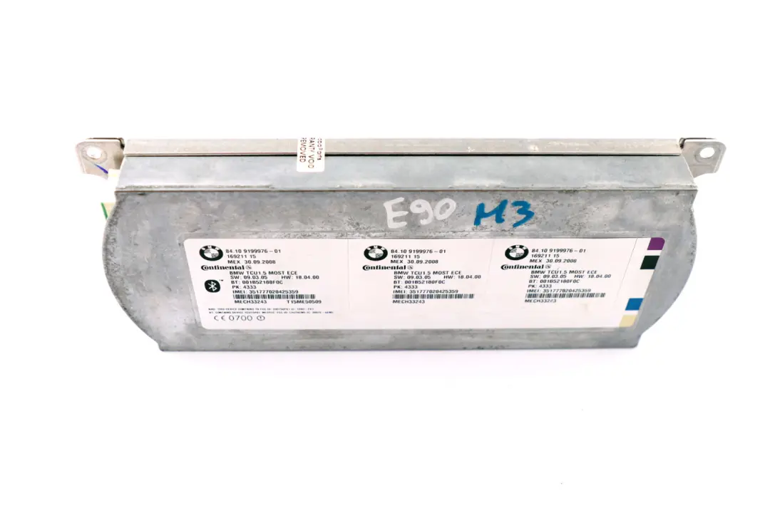 BMW E60 E87 E90 Telemática Bluetooth Unidad de Control Módulo - SKU 9199976 - Número de pieza 9199976