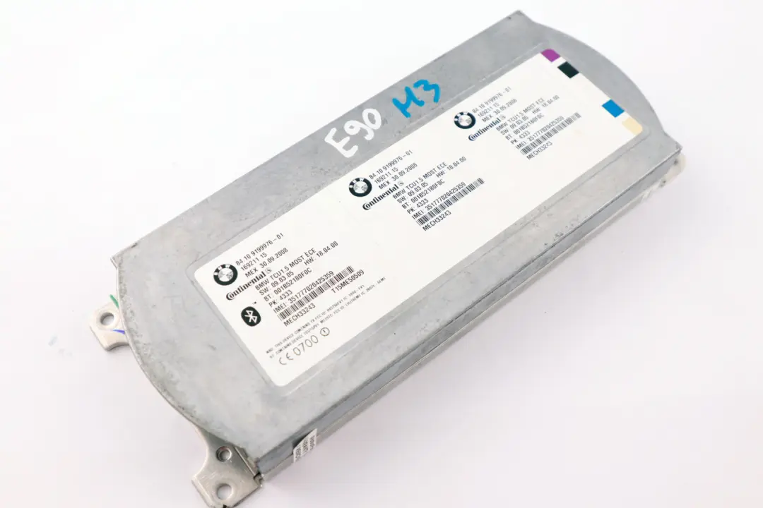 BMW E60 E87 E90 Telemática Bluetooth Unidad de Control Módulo - SKU 9199976 - Número de pieza 9199976