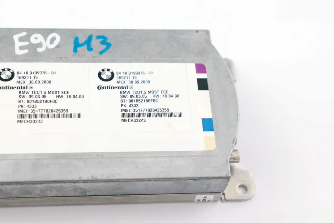BMW E60 E87 E90 Modulo unità di controllo Bluetooth per la telematica - SKU 9199976 - Numero di parte 9199976
