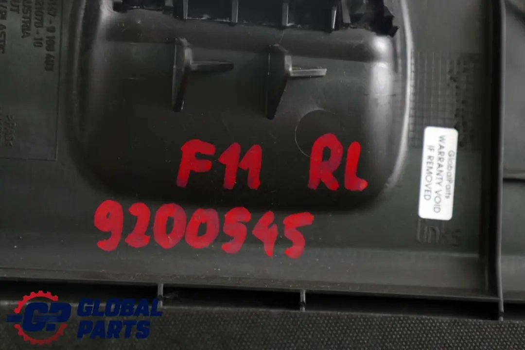 BMW F11 Copertura Del Bagagliaio Pannello Laterale Flap Sinistro Bagagli - SKU 9200545 - Numero di parte 9168493