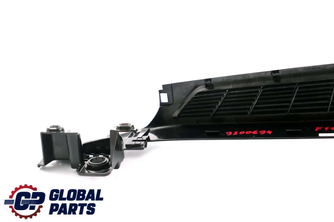 BMW 5 Series F11 Air Vent Trim Panel Railing Right Trunk Boot O/S Black - SKU 9200694 - Part number 9168484