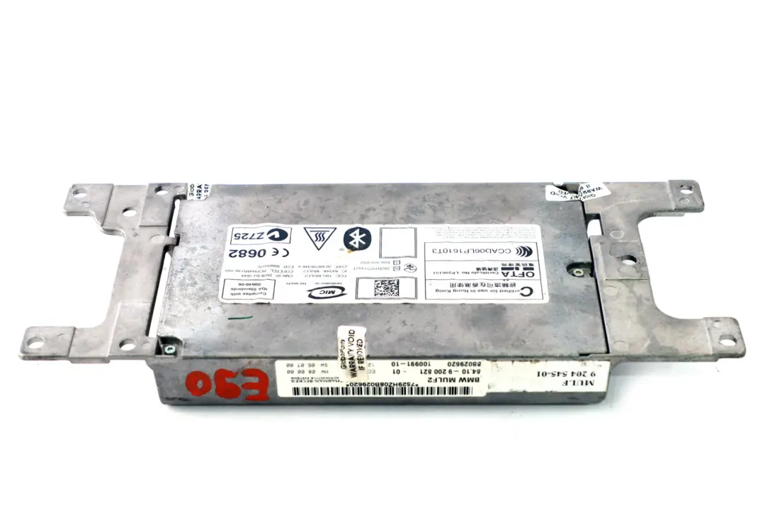 MULF Hands-free Electronics Charging Module to BMW E81 E87 E90 with Part number 9116725 BMW E81 E87 E90 MULF Hands-free Electronics Charging Module - SKU 9200821 - Part number 9116725