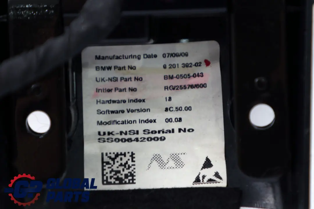Cuentarrevoluciones Tacometro 9201392 para MINI Cooper One 1 R56 R57 R59 R60 R61 con número de pieza 9325809 MINI Cooper One 1 R56 R57 R59 R60 R61 Cuentarrevoluciones Tacometro 9201392 - SKU 9201392-1 - Número de pieza 9325809