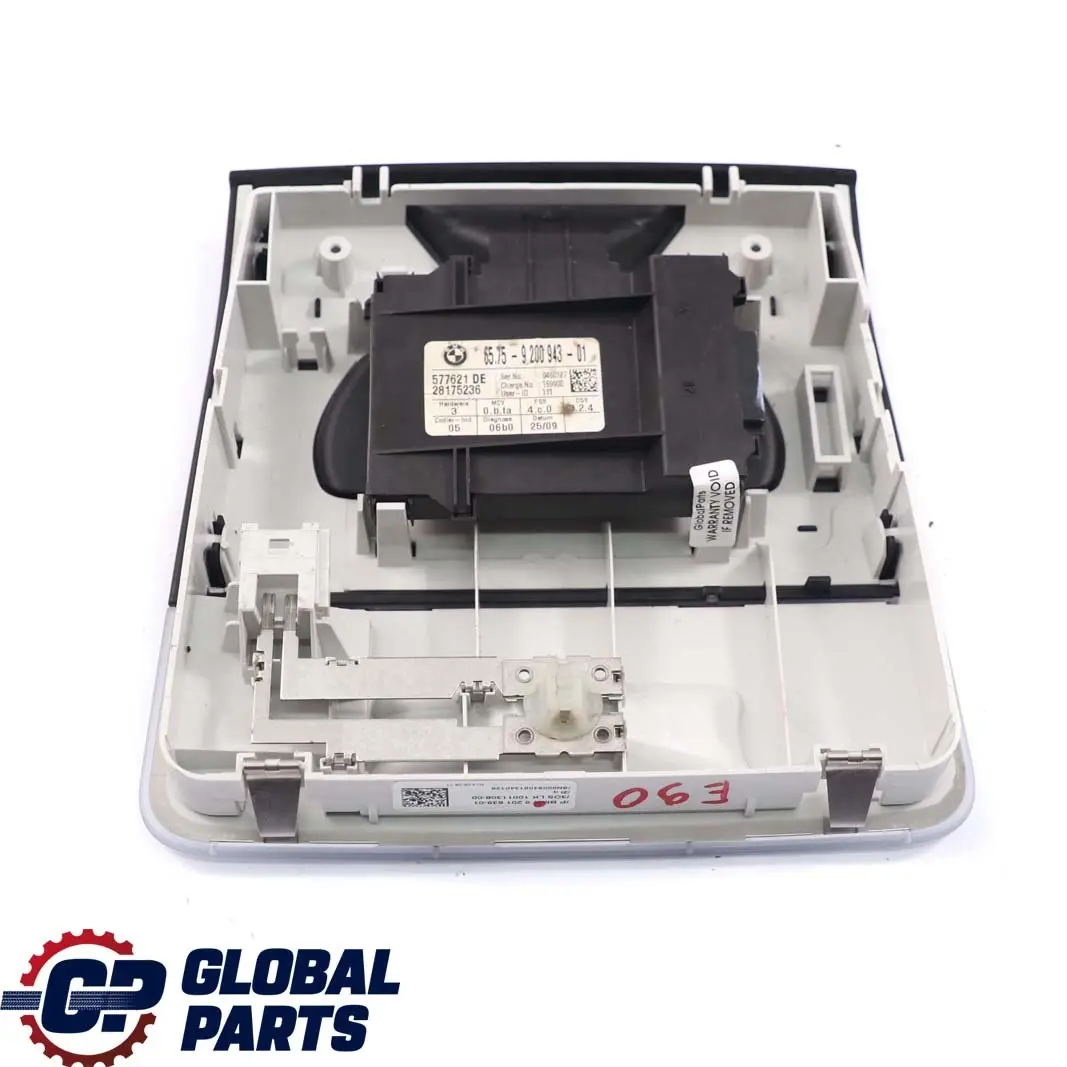 BMW E82 E90 E91 Luce Interna Lampada Posteriore Nero - SKU 9201639 - Numero di parte 9201639