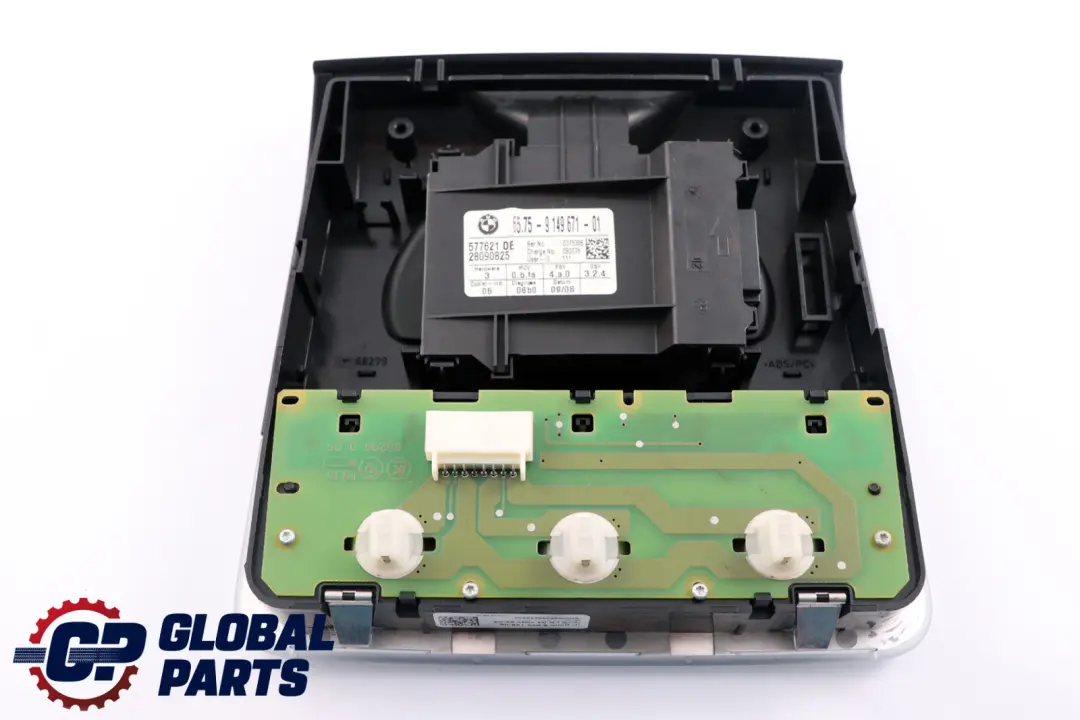 BMW E81 E82 E87 E90 E91 E92 Interruptor Luz Techo Trasera Central Negra - SKU 9201645 - Número de pieza 9201645