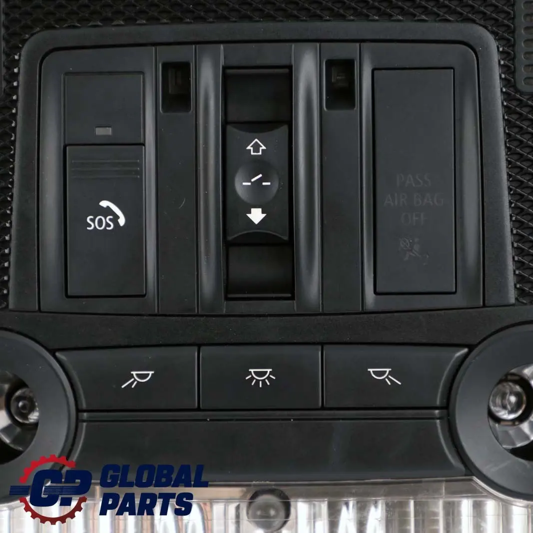 Roof Light Switch Unit Button Black to BMW X5 X6 Series E70 E71 with Part number 9201850 BMW X5 X6 Series E70 E71 Roof Light Switch Unit Button Black - SKU 9201850 - Part number 9201850