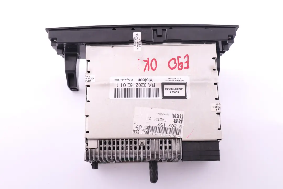 Lettore CD Radio Business per BMW E81 E87 E88 E90 E91 LCI con numero di parte 9202152 BMW E81 E87 E88 E90 E91 LCI Lettore CD Radio Business - SKU 9202152 - Numero di parte 9202152
