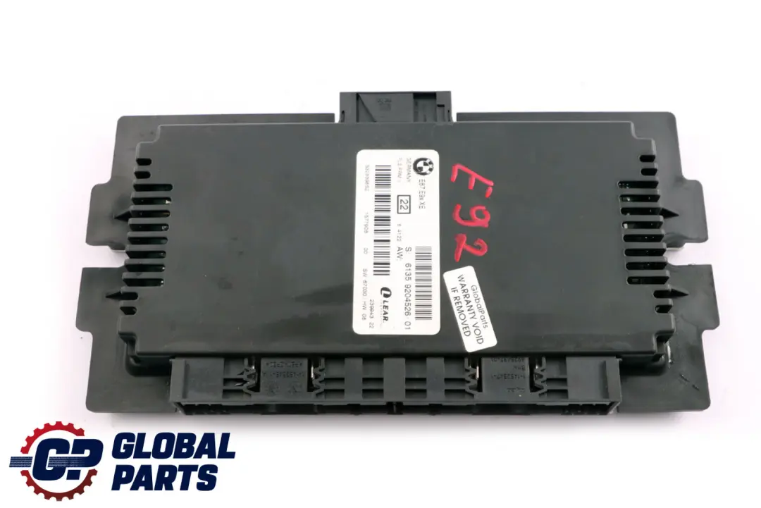 BMW E92 Xenon Footwell Light Module Control Unit ECU PL2 FRM II - SKU 9204526 - Número de pieza 9204526