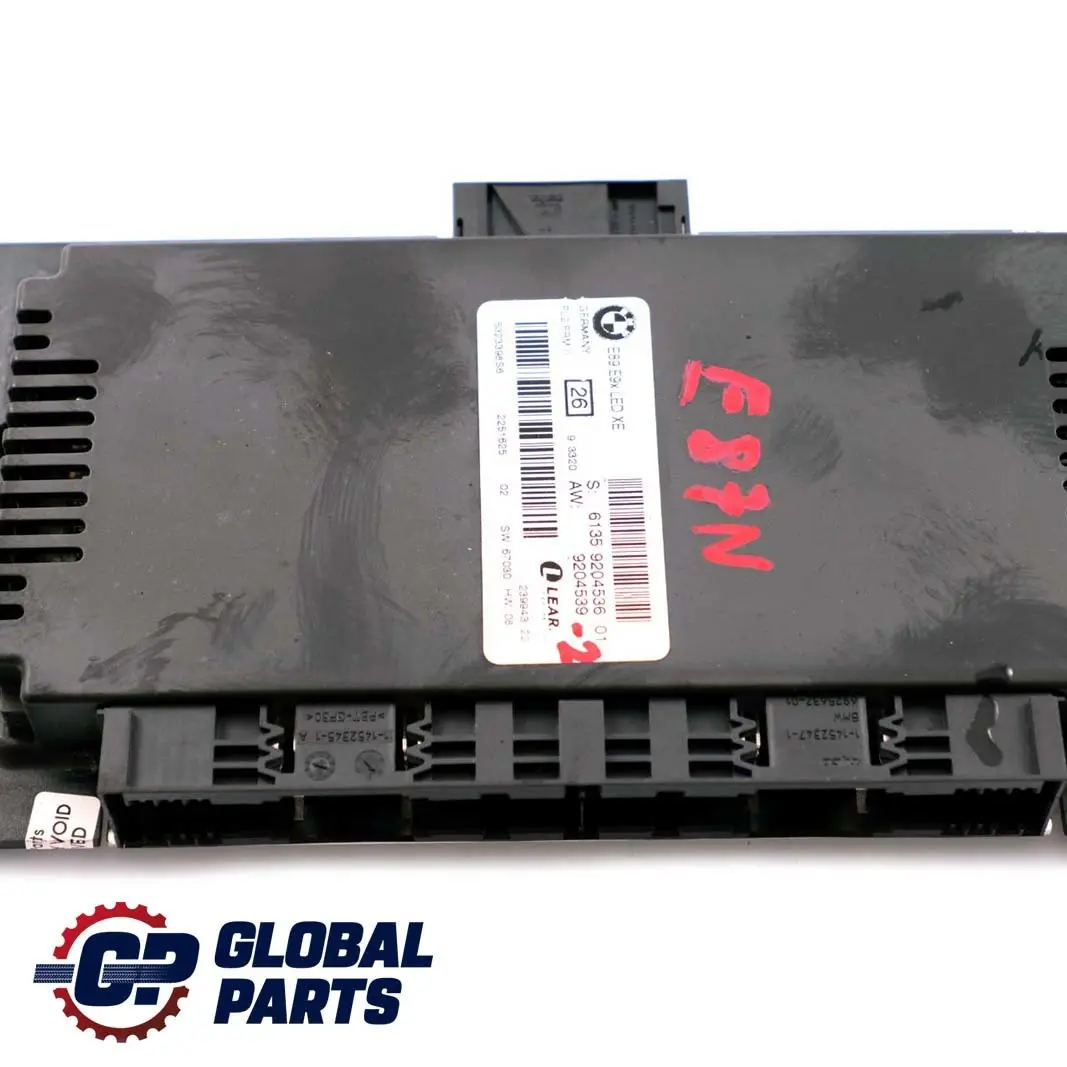 Footwell Light Module ECU Control Unit LED XE FRM BMW 3 Series E87 LCI - SKU 9204536-2 - Part number 9204536