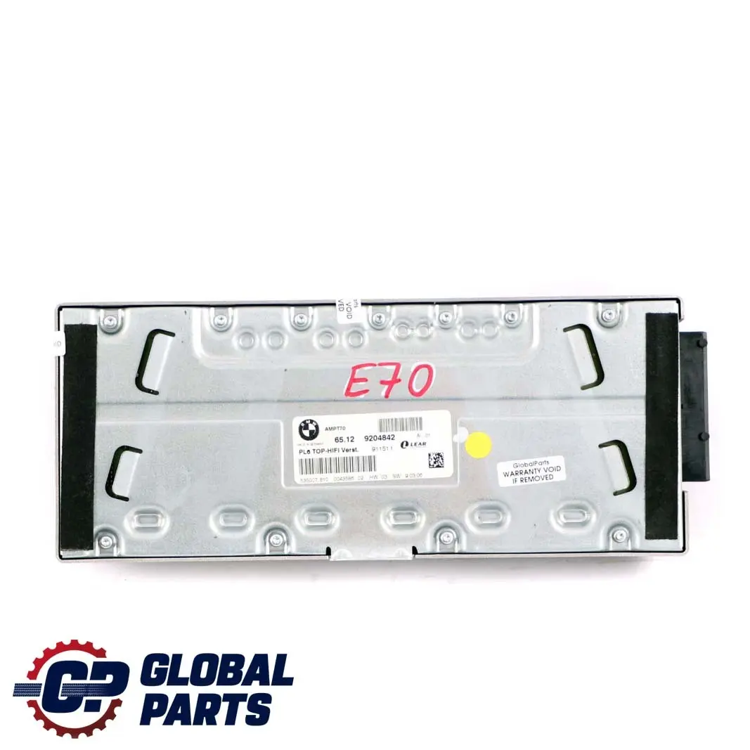 BMW X5 E70 Sistema de audio individual Amplificador Top-hifi Lear PL5 - SKU 9204842 - Número de pieza 9204842