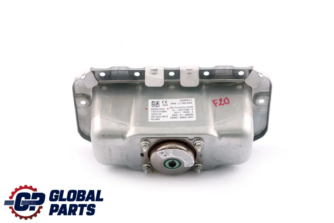 Poduszka Powietrzna Airbag Pasażera do BMW F20 F30 o numerze 9205197 BMW F20 F30 Poduszka Powietrzna Airbag Pasażera - SKU 9205197 - Numer Części 9205197