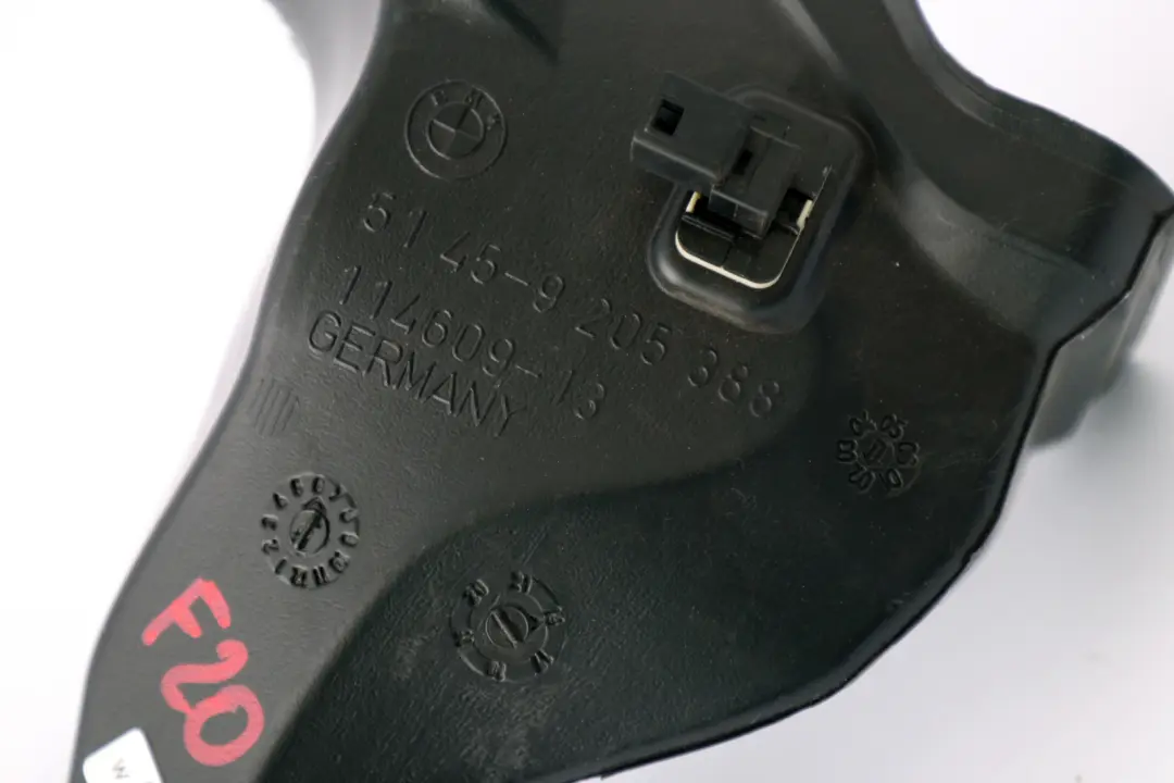 BMW 1 2 3 4 Series F20 F21 F22 F23 F30 F31 F32 F33 F36 Right Floor Heater Duct - SKU rhd-9205388 - Part number 9205388