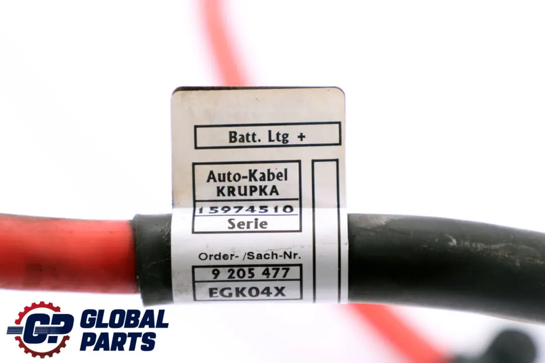 BMW E82 E88 120i N43 Cavo Positivo Batteria Benzina - SKU 9205477 - Numero di parte 9205477