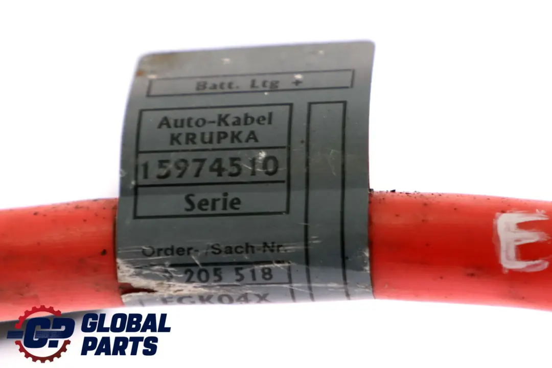 Positive Battery Lead Distribution Box Cable to BMW 3 Series E90 E91 LCI with Part number 9205518 BMW 3 Series E90 E91 LCI Positive Battery Lead Distribution Box Cable - SKU 9205518 - Part number 9205518
