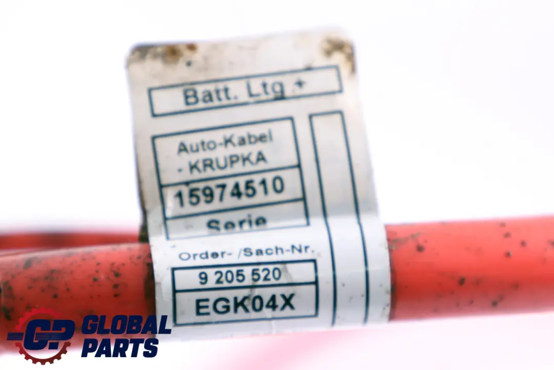 Positive Battery Lead Distribution Box Cable to BMW 3 Series E90 E91 LCI E92 E93 with Part number 9205520 BMW 3 Series E90 E91 LCI E92 E93 Positive Battery Lead Distribution Box Cable - SKU 9205520 - Part number 9205520