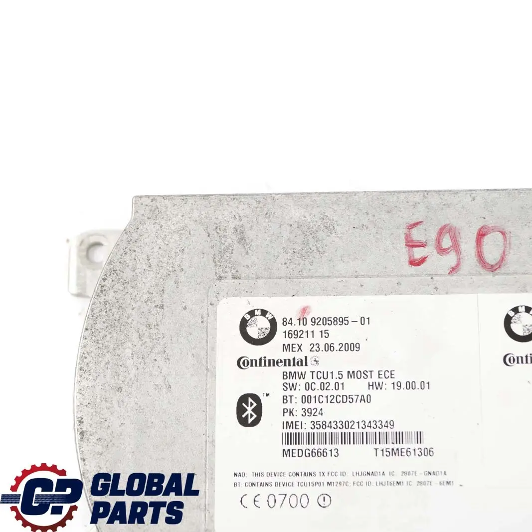 Moduł sterownik bluetooth BMW E60 E87 E90 - SKU 9205895 - Numer Części 9205895