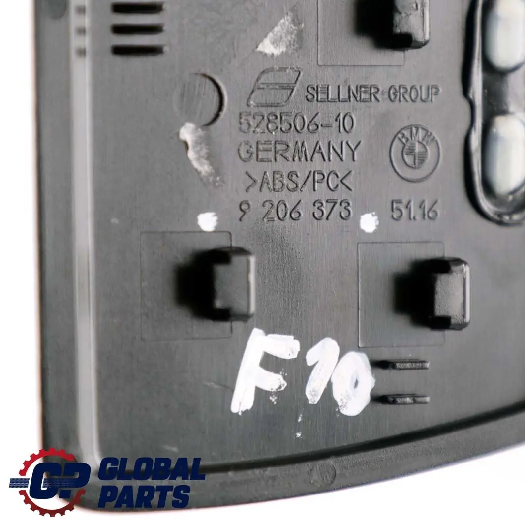 BMW F10 F11 Dekor Abdeckung Blende Mittelkonsole Aschenbecher Schwarz - SKU 9206373 - Teilenummer 9206373