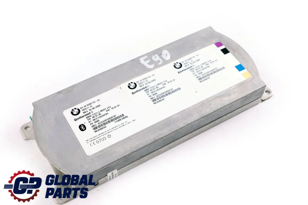 BMW X5 E61 E65 E70 E90 Modulo telematics ECU Control Unit GSM - SKU 9206778 - Número de pieza 9149615