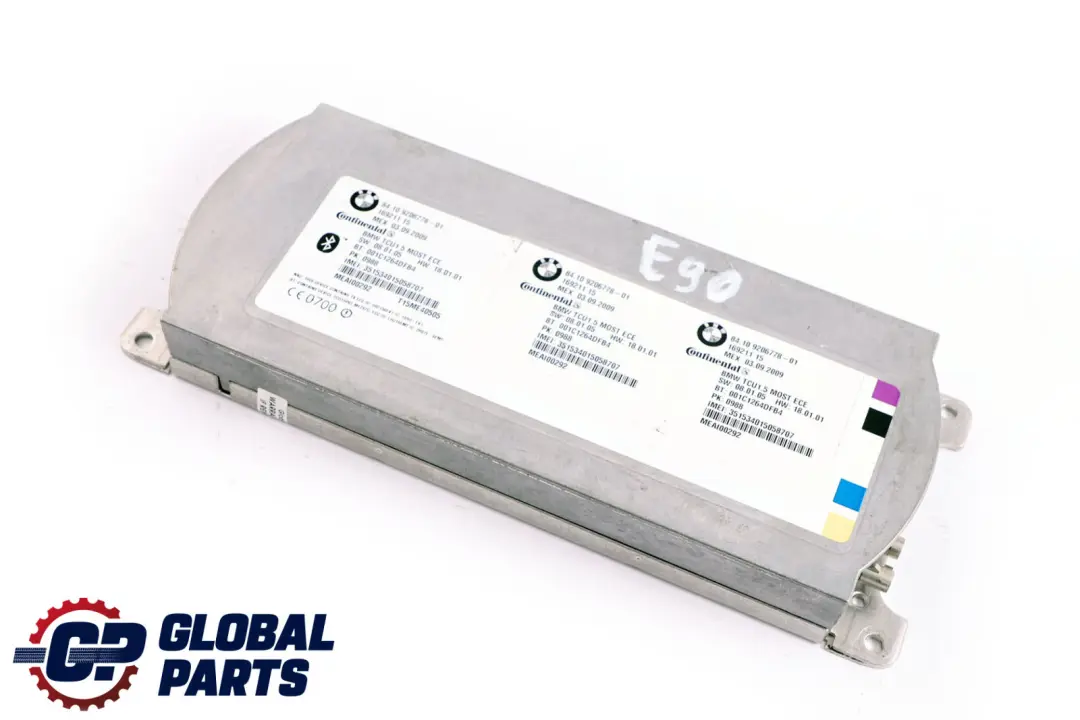 BMW X5 E61 E65 E70 E90 Modulo telematics ECU Control Unit GSM - SKU 9206778 - Número de pieza 9149615
