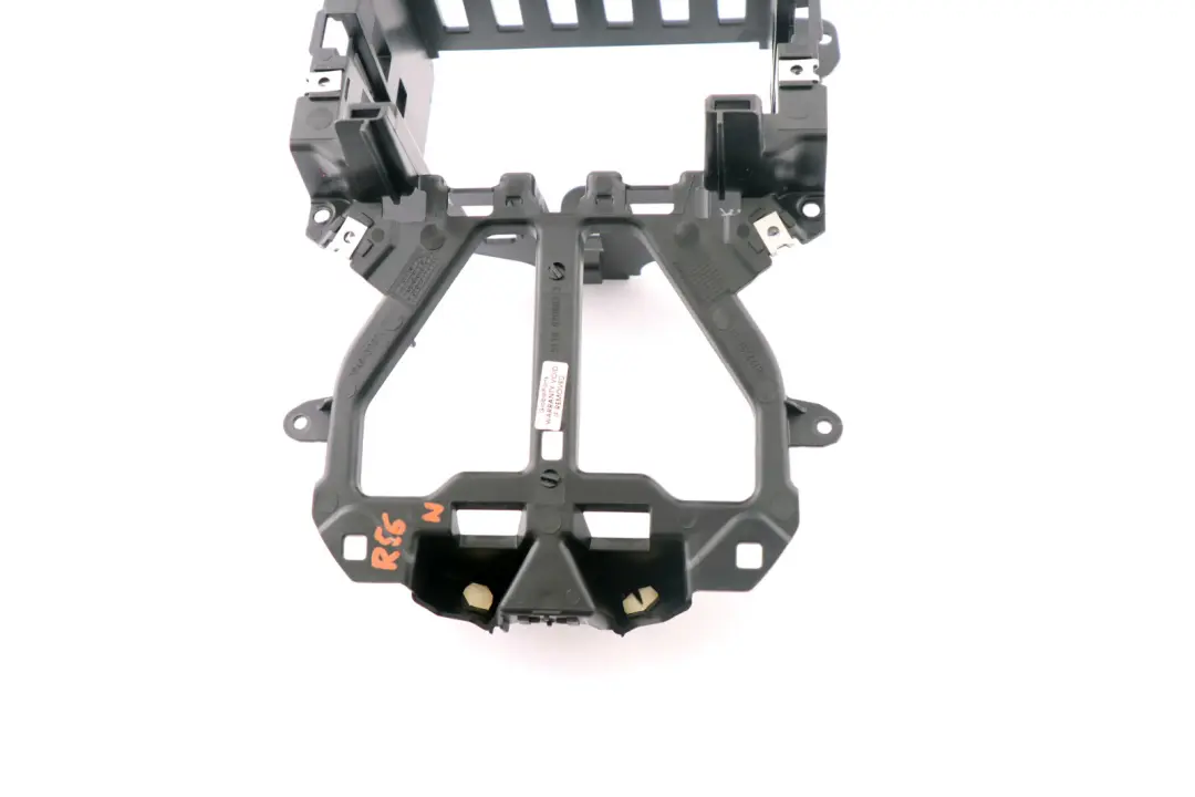 Module Carrier Centre Console Radio Frame Bracket to BMW Mini R55 R56 R57 LCI with Part number 9206833 BMW Mini R55 R56 R57 LCI Module Carrier Centre Console Radio Frame Bracket - SKU 9206833 - Part number 9206833