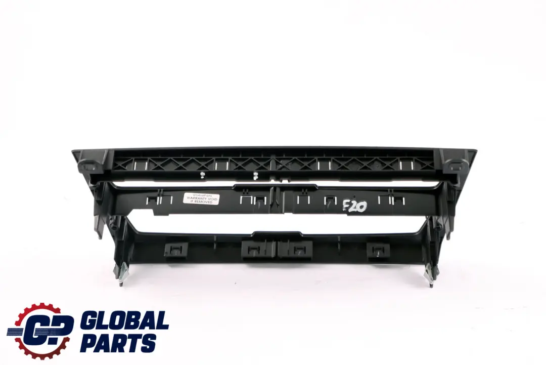 Trim A/C Operating Unit Clima Radio Frame Bracket para BMW F20 F21 F22 con número de pieza 9207197 BMW F20 F21 F22 Trim A/C Operating Unit Clima Radio Frame Bracket - SKU 9207197 - Número de pieza 9207197