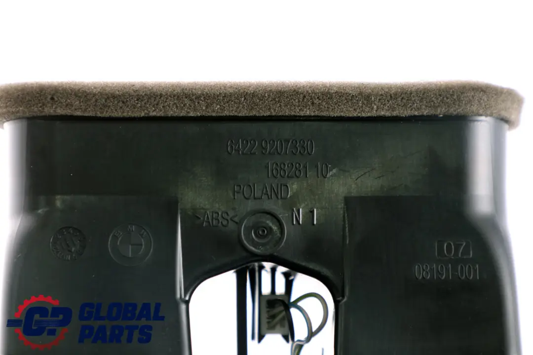 BMW F20 F21 F22 LCI Rejilla Trasera Aire Fresco Negra - SKU 9207330 - Número de pieza 9207330