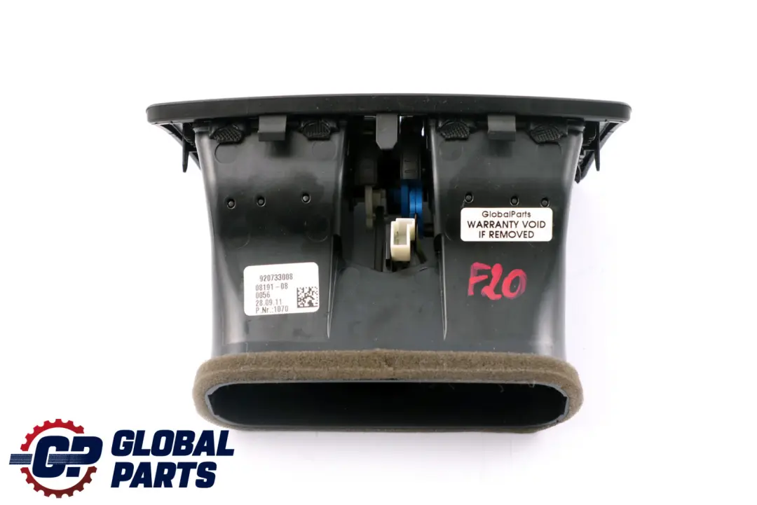 BMW F20 F21 F22 LCI Rejilla Trasera Aire Fresco Negra - SKU 9207330 - Número de pieza 9207330