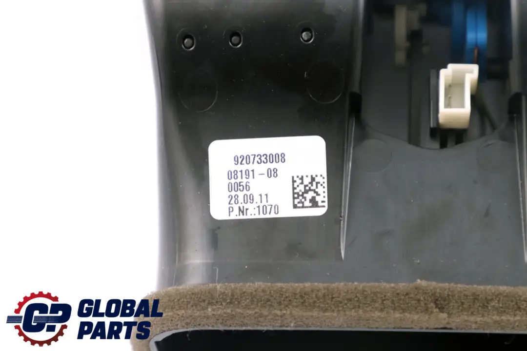 BMW F20 F21 F22 LCI Rejilla Trasera Aire Fresco Negra - SKU 9207330 - Número de pieza 9207330