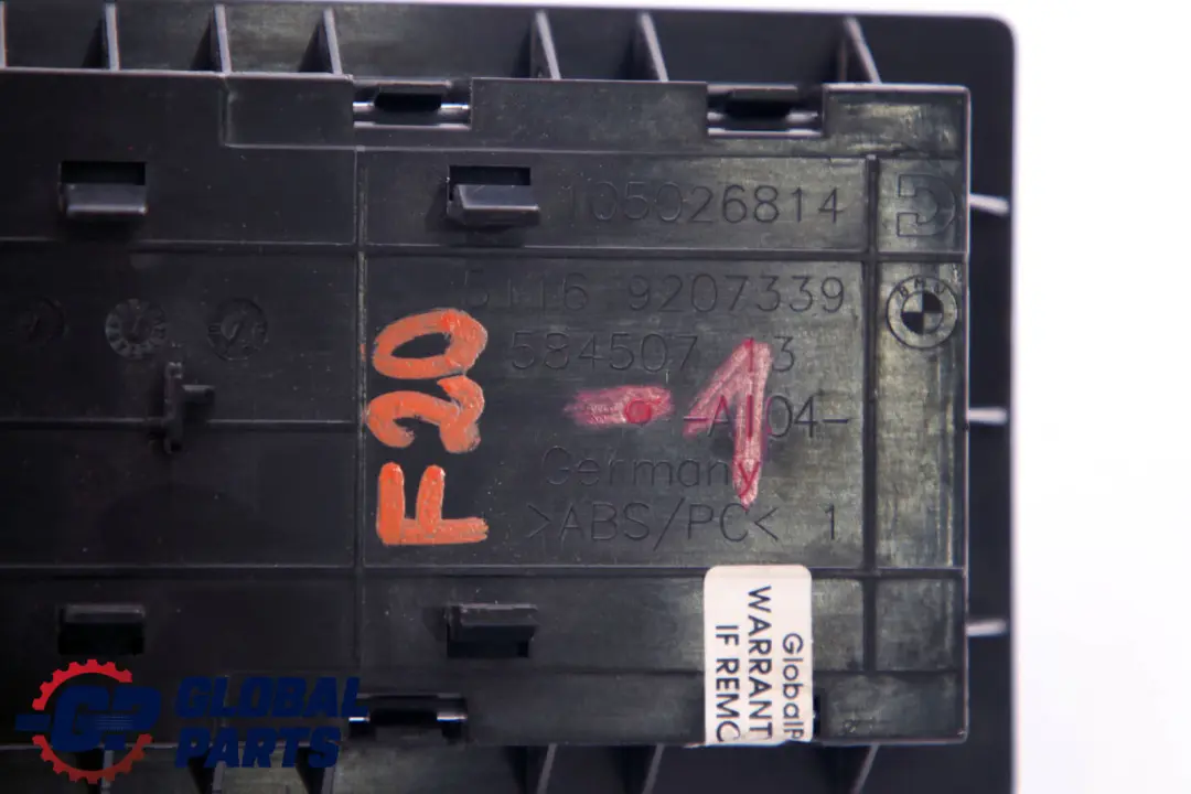 BMW 2 F20 F21 F30 F31 Phone Holder Box Eject Centre Console Armrest - SKU 9207339-1 - Número de pieza 9207339