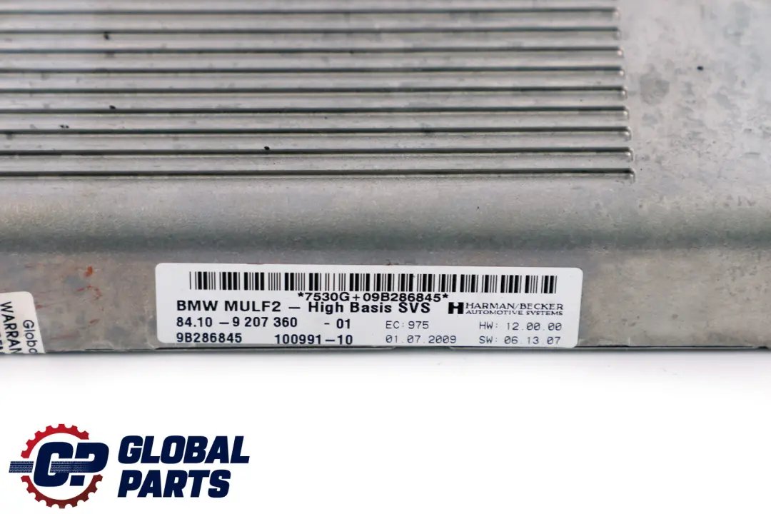 BMW E60 E87 LCI E90 Hands-free Bluetooth High Basis MULF2 - SKU 9207360 - Part number 9207360